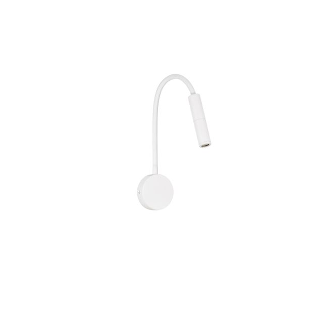 Nova Luce Sonica - wandlamp - Ø 8,5 x 56 cm - 6W LED incl. - IP44 - zandwit