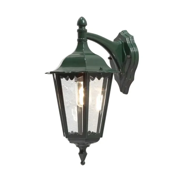 Konstsmide Firenze Down - buiten wandlamp -  23,5 x 30 x 45 cm - IP43 - groen