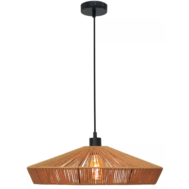 Lucide Yunkai - hanglamp - Ø 50 x 145 cm - rotan