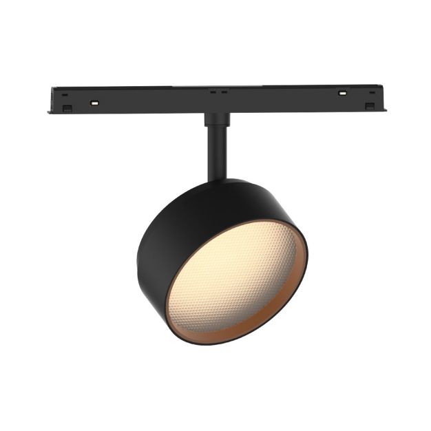 VK Lighting Eiva - magnetisch railsysteem - railspot - Ø 10 x 4,5 cm - 6W LED incl. - DALI dimbaar - zwart