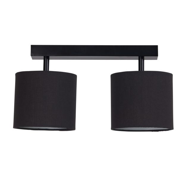 Brilliant Sandra - plafondverlichting - 34,5 x 19 x 27 cm -  zwart