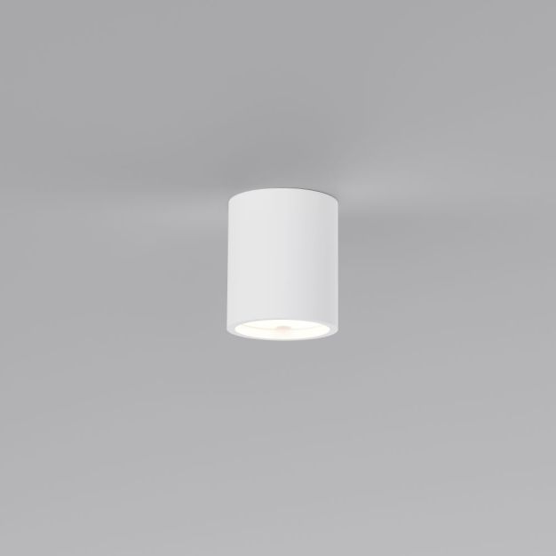 Artdelight Toulouse - plafondlamp - Ø 11 x 13 cm - wit glad