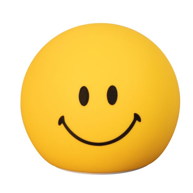 Fischer & Honsel GlowMoji - nachtlampje - Ø 13 x 12 cm - 0,3W RGBW LED incl. - geel
