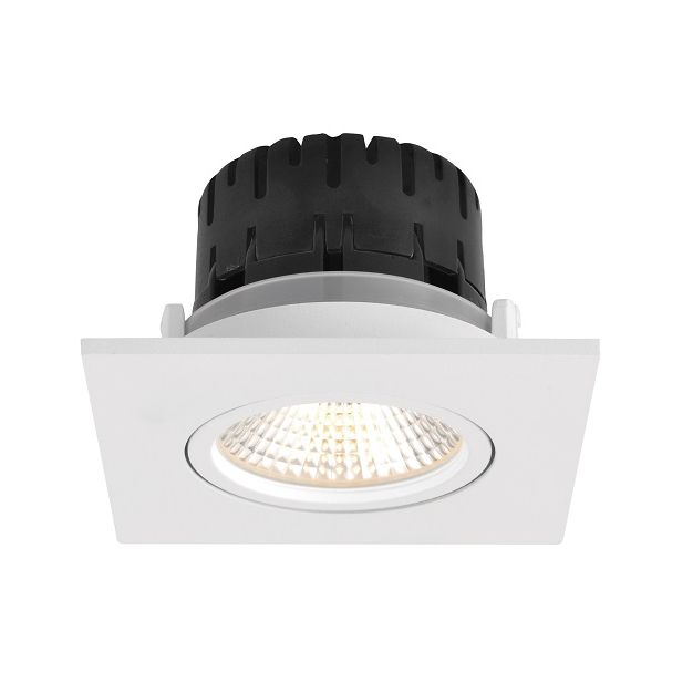 Artdelight Austin - inbouwspot - 85 x 85 mm, Ø 68 mm inbouwmaat - 6W dimbare LED incl. - wit