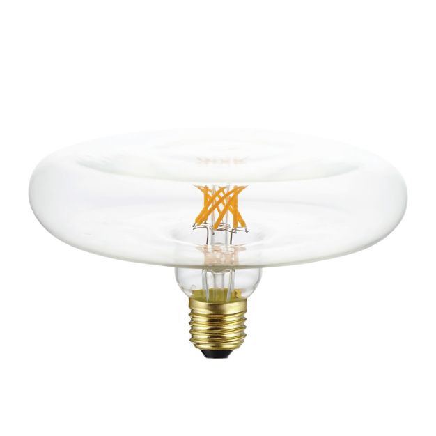 Daylight Italia Dash LED - Ø 17 x 10 cm - E27 - 6W - 2700K - transparant