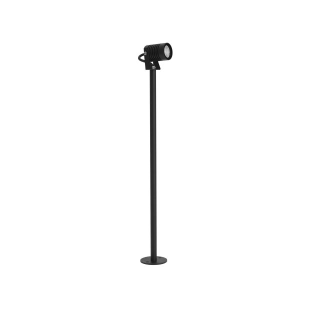 Nova Luce Fend - grondspot - 9 x 5 x 64 cm - 5W LED incl. - IP65 - zwart