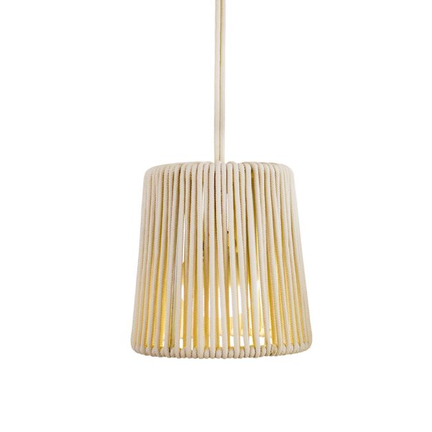 New Garden Conta Mini - hanglamp met oplaadbare lichtbron en afstandsbediening - Ø14,5 x 314,6 cm - 3W LED incl. - IP54 - wit