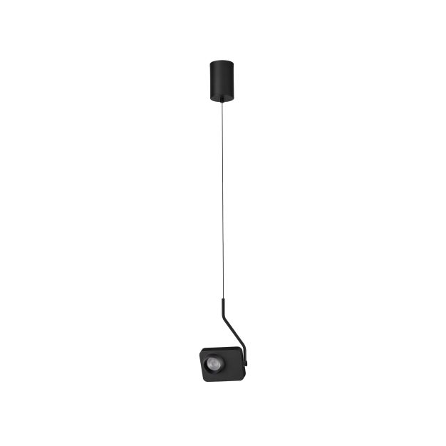 Nova Luce Kedros - hanglamp - 11 x 270 x 14 cm - 9W dimbare LED incl. - zwart