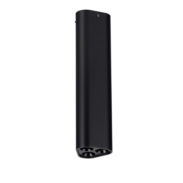 Nova Luce Etho - plafondlamp - 5 x 20 x 5 cm - 6W LED incl. - zandzwart