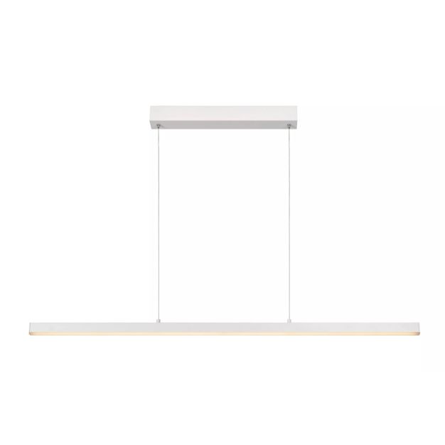 Lucide Sigma - hanglamp - 118,5 x 8,2 x 150 cm - 30W dimbare LED incl. - wit