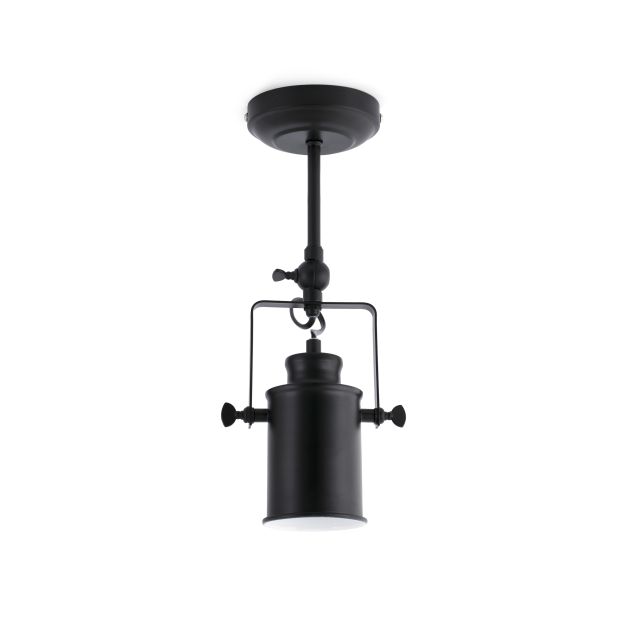 Faro List - opbouwspot 1L - 13 x 15,5 x 33,5 cm - mat zwart