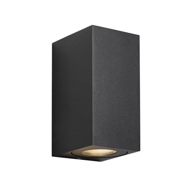 Nordlux Canto Maxi Kubi 2 - buiten wandverlichting - 8,7 x 17 x 10 cm - IP44 - zwart