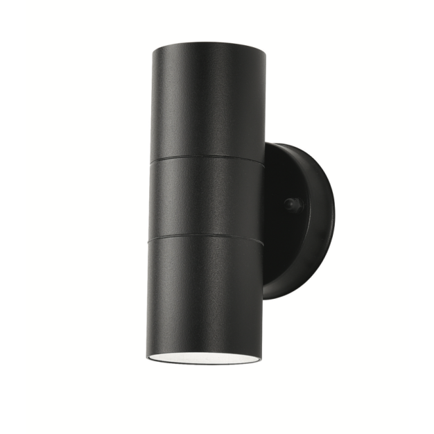 Artdelight Shane - wandverlichting - Ø 6 x 16 cm - IP44 - zwart