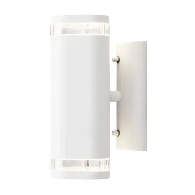 Konstsmide Modena Double - buiten wandlamp - 8,5 x 14,5 x 24 cm - IP44 - wit