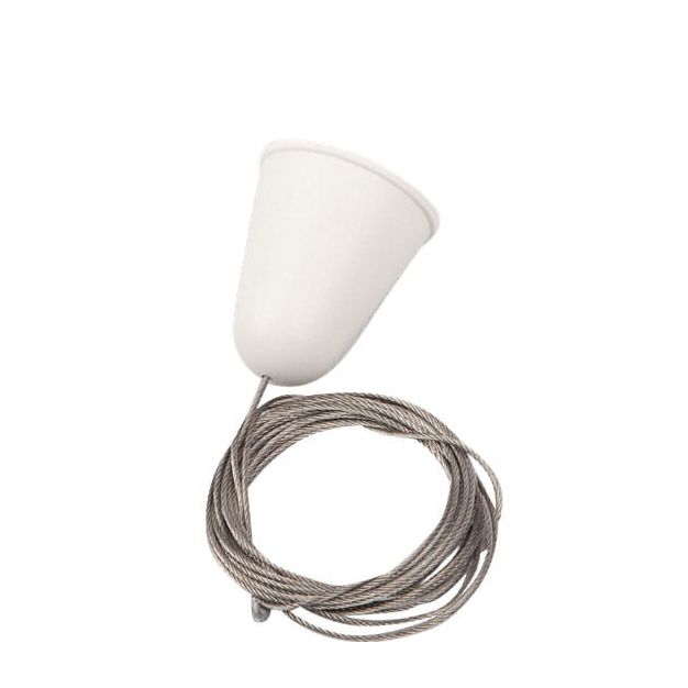 Maxlight - ophangkabel voor 3F-rails - 500 cm - wit