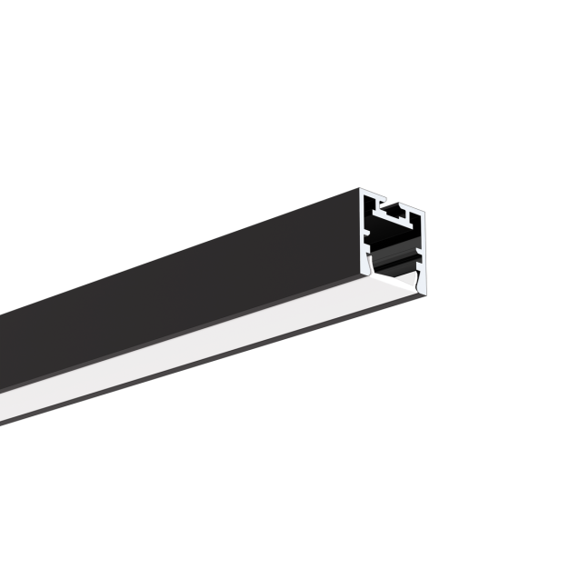 Klus PDS-ZM-PLUS - ledprofiel - 1,4 x 1,5 cm - zwart