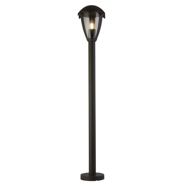 Searchlight Bluebell - lantaarnpaal - Ø 17,5 x 97 cm - IP44 - antraciet