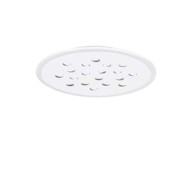 Nova Luce Astro - plafondlamp met afstandsbediening - Ø 45 x 5 cm - 30W dimbare LED incl. - zandwit
