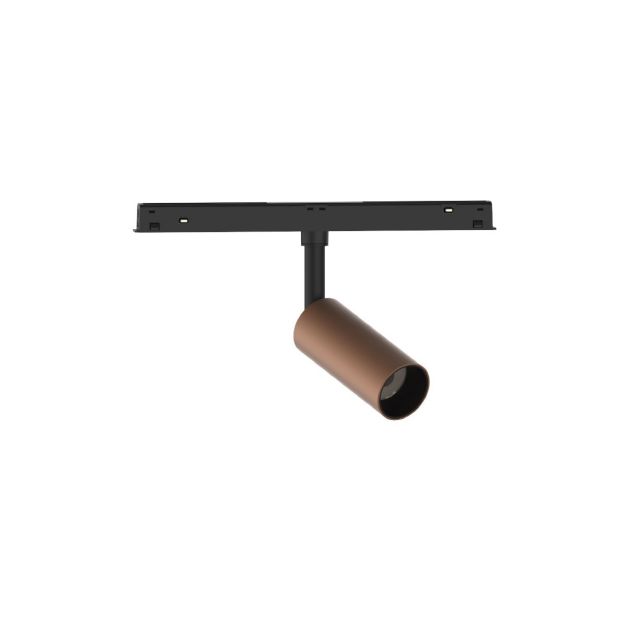 VK Lighting Eiva - magnetisch railsysteem - railspot - Ø 3,6 x 8,5 cm - 7W LED incl. - DALI dimbaar - brons