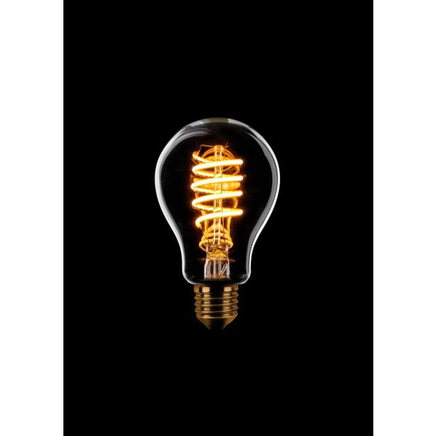 ETH Standard Spiral LED Filament - E27 - 3 stappen dimbaar - 7W - 2200K - transparant