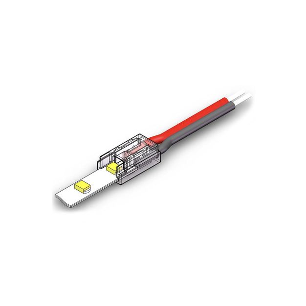 Lichtkoning - connector met 15cm kabel - voor enkelkleurige 5mm SMD LED strip