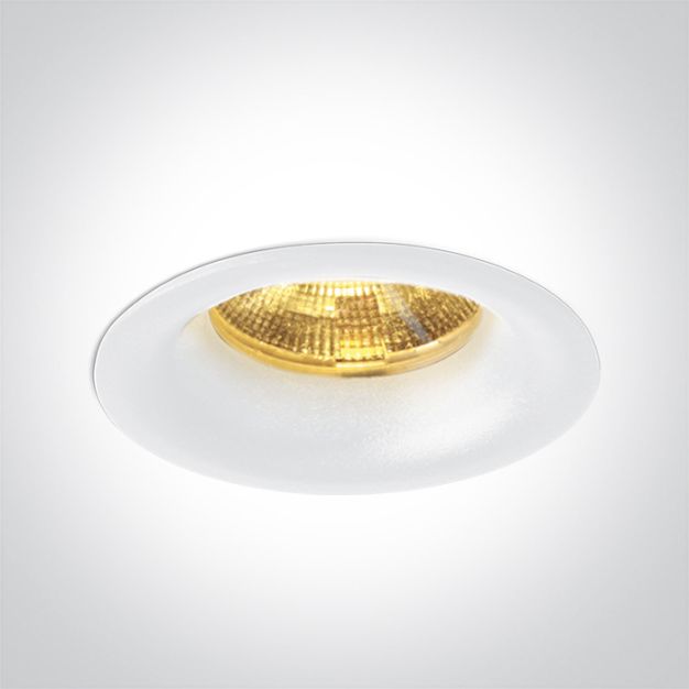 ONE Light Recessed Spots Fixed LED - inbouwspot - Ø 44 mm, Ø 38 mm inbouwmaat - 3W dimbare LED incl. - wit