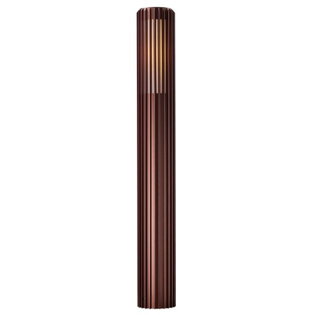Nordlux Aludra 95 N - tuinpaal - Ø 12,4 x 95,4 cm - IP44 - bruin