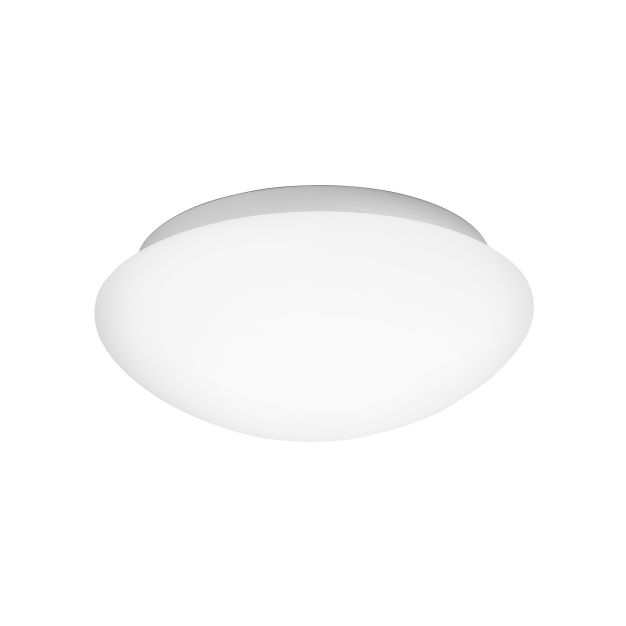 Nova Luce Brest - plafondlamp badkamer - Ø 38 x 13 cm - IP44 - wit