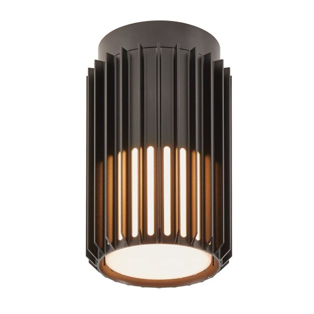 Nordlux Aludra N - buiten plafondverlichting - Ø 12,4 x 18,8 cm - IP54 - zwart