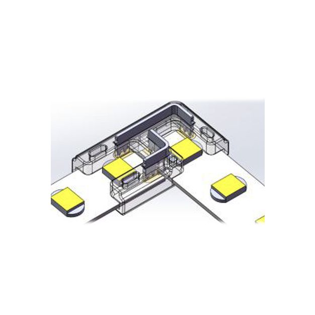Lichtkoning - 90 graden hoekconnector - voor enkelkleurige 8mm SMD LED strip