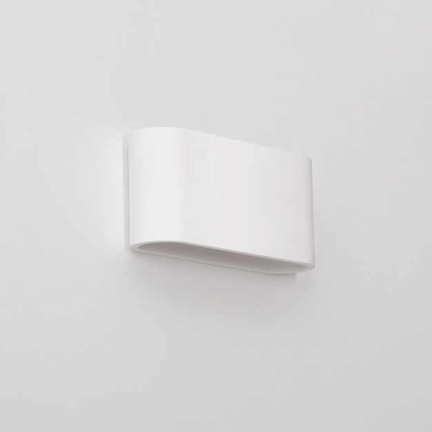 Artdelight Lille - wandlamp - 7 x 25 x 12 cm - wit glad