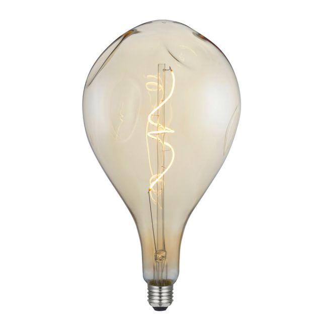 Daylight Italia Bumped LED lamp - Ø 16,5 x 30 cm - E27 - 5W dimbaar - 1800K - amber