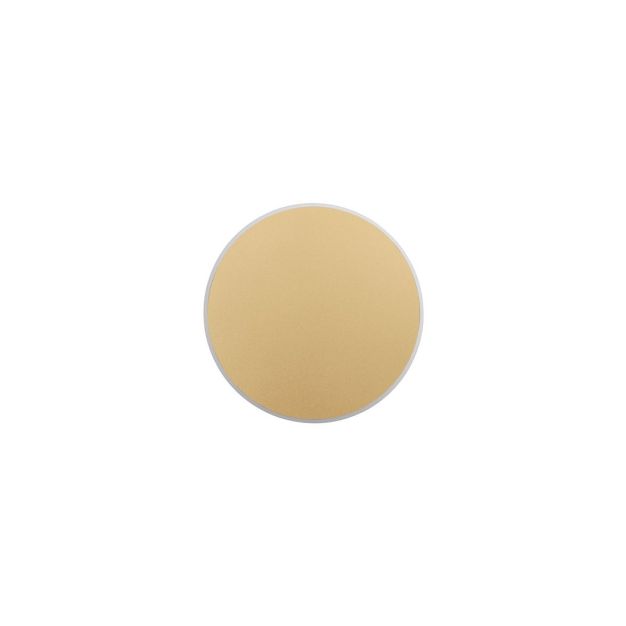 Nova Luce Nevo - wandlamp - Ø 30 x 3,9 cm - 20,5W LED incl. - mat goud