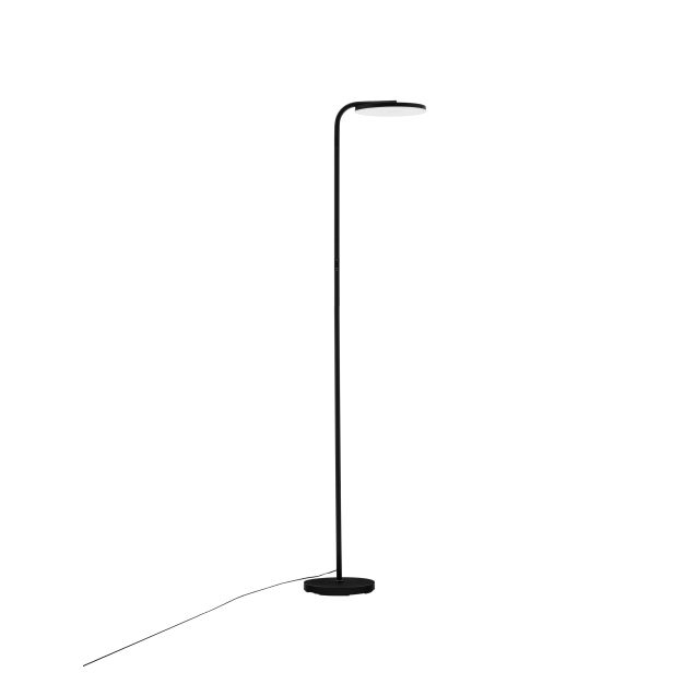 Nova Luce Sinkro - staanlamp - 25,2 x 174 x 43,5 cm - 30W LED incl. - zandzwart