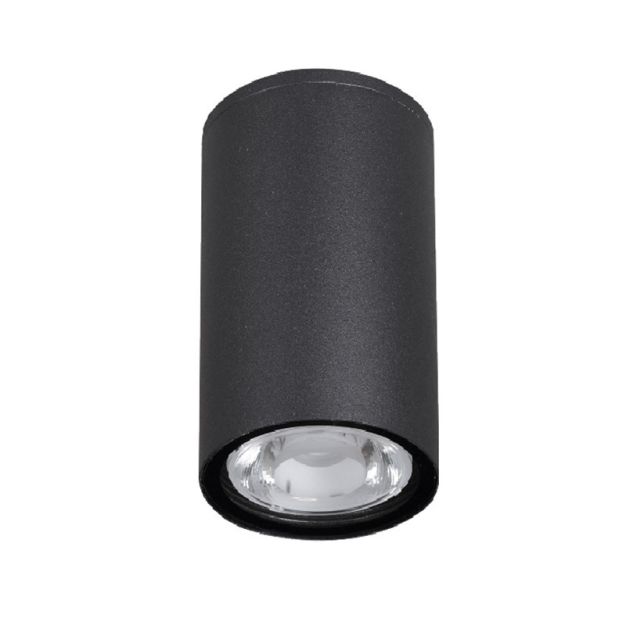 Nova Luce Ceci - buiten plafondlamp - Ø 5,5 x 11 cm - 3W LED incl. - IP65 - zwart