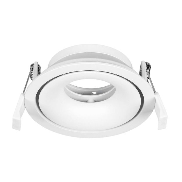 Nova Luce Enzo - inbouwspot - Ø 105 mm, Ø 100 mm inbouwmaat - wit