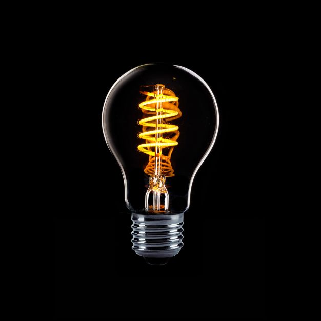 ETH Sensor LED Standard A60 Spiral - E27 - 4W - transparant