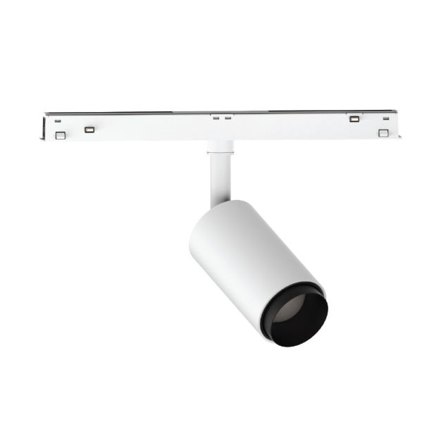 VK Lighting Eiva - magnetisch railsysteem - railspot met zoom - Ø 4,5 x 9cm - 15W LED incl. - DALI dimbaar - wit