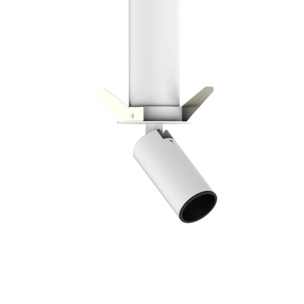 VK Lighting Coko - opbouwspot met inbouwrozet - Ø 3,5 x 7,3 cm - Ø 60 mm opbouwmaat, Ø 50 mm inbouwmaat - 6W LED incl. - wit