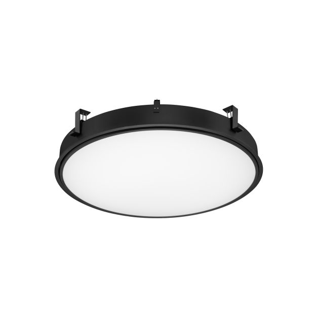 Nova Luce Perfect Profile Trimless - inbouwspot op afstandsbediening (incl.) - Ø 840 mm, 830 mm inbouwmaat - 80W dimbare LED incl. - 2700K-6000K - zwart