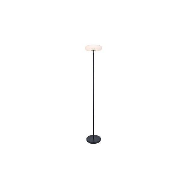Lutec Pops - vloerlamp met zonnenpaneel - 30 x173,5 cm - IP54 - zwart