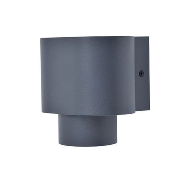 Lutec Cypres - buiten wandlamp - 9,6 x 10,9 x 10,7 cm - IP44 - donker grijs