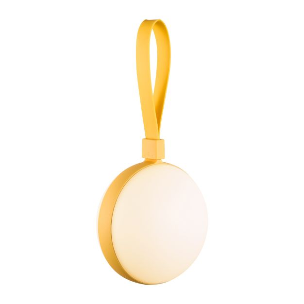 Nordlux Bring To-Go 12 - draagbare lamp met oplaadbare batterij - 12 x 26 x 9,3 cm - 1W LED incl. - IP54 - wit en geel