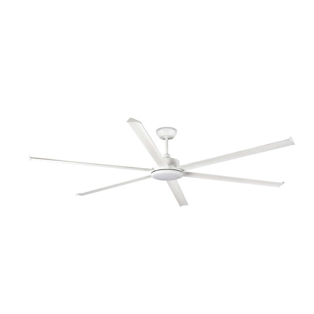 Faro Rotterdam 25 XXL - plafondventilator met licht en afstandsbediening - Ø 250 cm - 32W LED incl. - mat wit