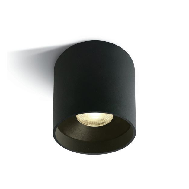 ONE Light LED Fashion Cylinders - opbouwspot 1L - Ø 10 x 10 cm - 22W LED incl. - zwart