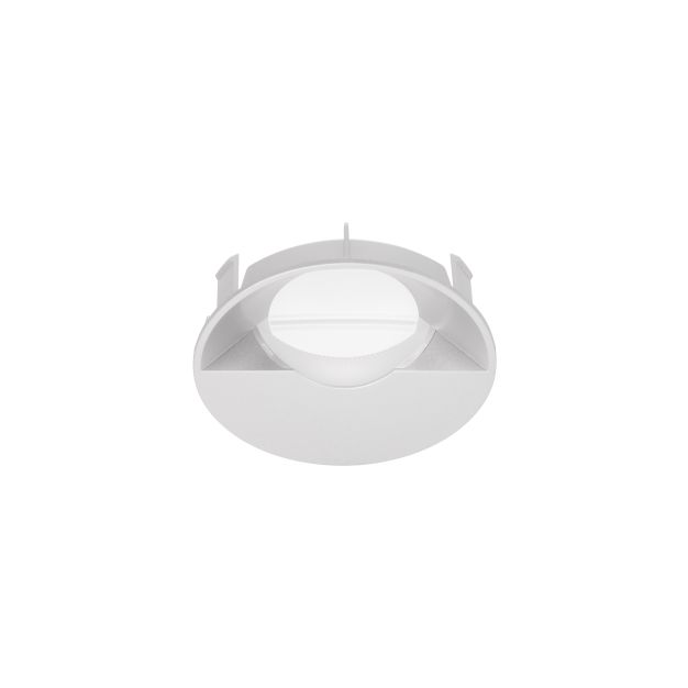 Nova Luce Wall Washer - cover voor inbouwspot met anti glare - mat zilver