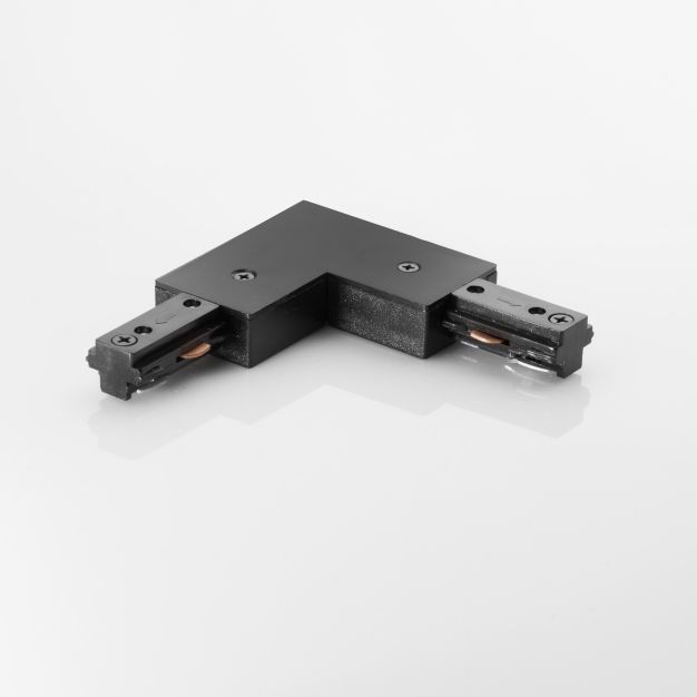 Nova Luce L-connector 3 draden - zwart