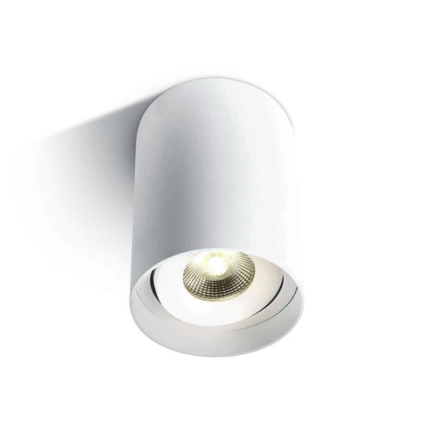 ONE Light COB Indoor Round Cylinders - opbouwspot 1L - Ø 9 x 14 cm - 10W LED incl. - wit
