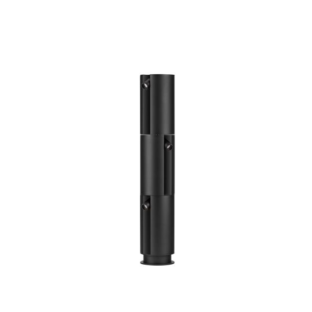 Nova Luce Taglio - tuinpaal - Ø 12 x 65 cm - 8W LED incl. - IP65 - zandzwart