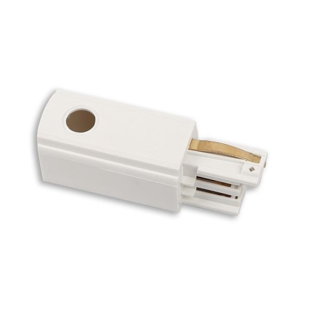 Maxlight Track - voedingsklem (links) voor rails - 96 x 21,5 x 32,5 cm - wit